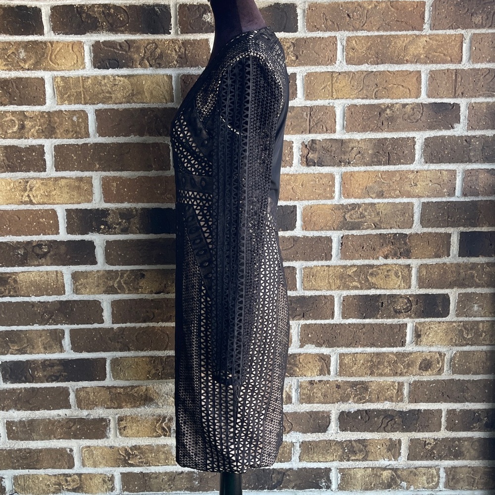 Bardot Allegra Lace Sheath Dress Lace-Overlay Pencil Skirt - Picture 10 of 16